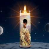 Playboi Carti prayer candle, designed by Pray To The Stars
